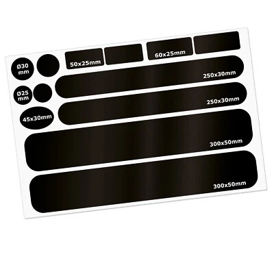 SCHUTZ-FOLIE Fahrrad Schutzfolie Aufkleber Rahmenschutz | Lackschutzfolie - schwarz matt