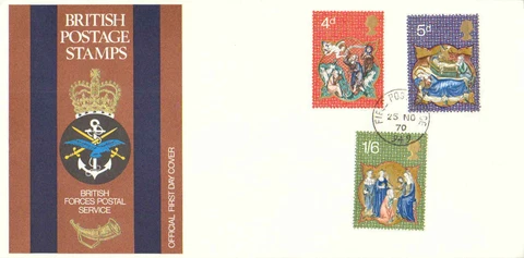 Great Britain Scott 645-647 Unaddressed Cover