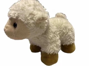 Dan Dee Collectors Choice Lamb Sheep White Stuffed Plush 11” Tan Cream 2014 - Picture 1 of 10