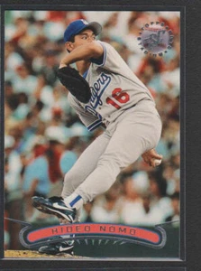 1996 TOPPS STADIUM CLUB MANTLE CEREAL BOX SILVER PARALLEL #1 HIDEO NOMO SP - Picture 1 of 1