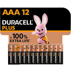 Duracell Plus Power AA AAA Batteries Long Lasting Alkaline Multi Pack Options