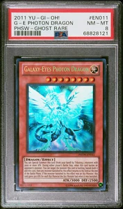 YUGIOH PHSW-EN011 GALAXY-EYES PHOTON DRAGON GHOST RARE PSA 8 NM-MINT #68828121 - Picture 1 of 10