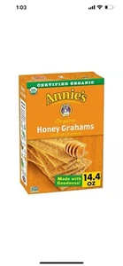 Annie's Organic Honey Graham Crackers Made With Whole Grain 14.4 oz - Picture 1 of 1