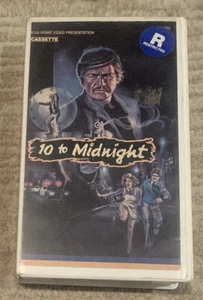 10 To Midnight VHS 1983 MGM Cannon Rare Charles Bronson - Picture 1 of 4