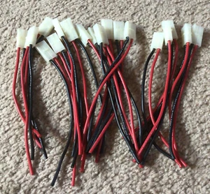 18 Tamiya Female Connectors / Adapters w/ 16 AWG Wire 6 Inch Lead - Picture 1 of 2