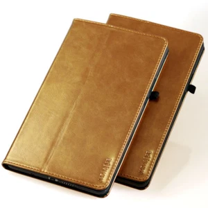 Premium Leder Cover für Samsung Galaxy - Huawei MediaPad Schutzhülle Tablet Case - Picture 1 of 12