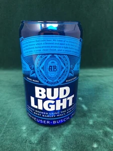 Bicchiere in vetro blu chiaro Bud 10 oz 2018 argento Buffalo Anheuser-Busch LLC - Foto 1 di 9
