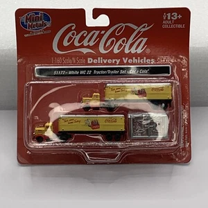 Classic Metal Works 51177 White WC 22 Tractor/Trailer Set, Coca-Cola New in Box - Picture 1 of 2