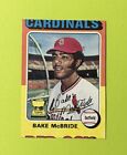 1975 Topps #174 Bake McBride Cardinals NM *Buy 1 Get 1 50% Off*