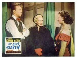 My Blue Heaven Us Lobby Card Dan Dailey Betty Grable Mitzi OLD MOVIE PHOTO