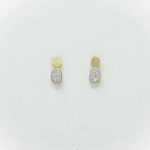 Ohrstecker Gelbgold 585/- Linschmann-Linie “Goldoliven” - Bild 1 von 1