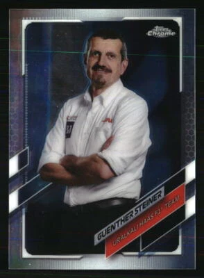 Guenther Steiner 2021 Topps Chrome Formula 1 #92 RACING Card - Image 1 of 2
