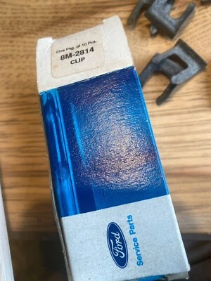 1955 1956 1957 Ford Thunderbird Clip brake cable to backing plate NOS Ford box - Image 1 of 4