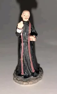 Priest Giving Blessing Christmas Village Accessory Figurine Religious Reverend - Picture 1 of 6