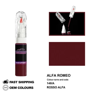 FOR ALFA ROMEO ROSSO ALFA 148/A Touch Up Paint Pen Brush Fix Kit Scratch Chip - Picture 1 of 8