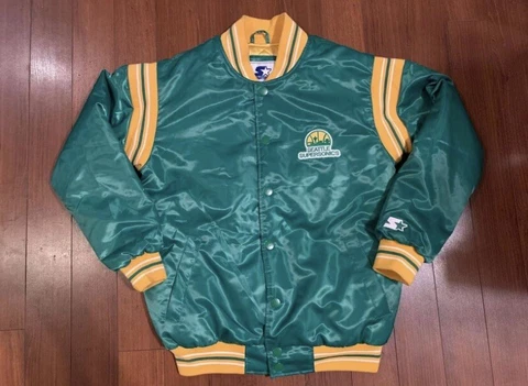 Seattle Supersonics Starter Jacket Youth Large Cover