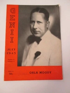 July 1945 GENII Magic Magazine with Orla Moody Cover - Picture 1 of 7