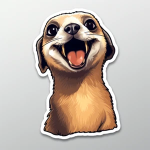 Autoaufkleber Sticker Erdmännchen Aufkleber - Picture 1 of 1