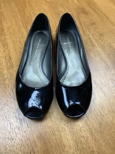 Antonio Melani Damengröße 6 M schwarze Leder-Flats - Bild 1 von 7