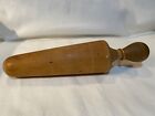vintage 1900's carved wood chinois pestle 12"