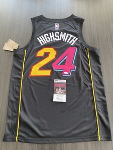 Haywood Highsmith Signed Miami Heat Jersey JSA COA