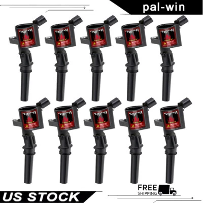 10x Bobinas de encendido para Ford F-250 Super Duty Excursion 1999-2004 6,8 L V10 DG508 Foto 1 de 4