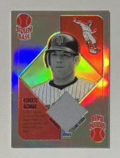 Roberto Alomar 2003 Topps Chrome Refractor Game Used Jersey STOLEN BASE #RBCR-RA