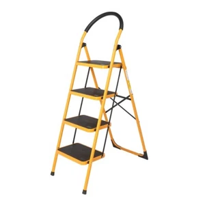 Step Ladder 4 Step Folding Step Stool Sturdy Ladder Wide Anti-Slip Pedal 330 lbs - Picture 1 of 18