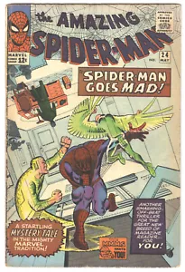 SPIDER-MAN GOES MAD #24 MARVEL SILVER AGE 1965 US-Hrsg. - Sehr guter Zustand + - Bild 1 von 2