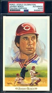Johnny Bench PSA DNA Signed Perez Steele Celebration Autograph - Picture 1 of 1