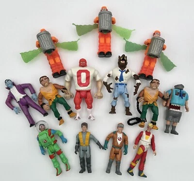 Vintage Real Ghostbusters Action Figure Lot of 13 Venkman Monsters Stantz - Image 1 of 4