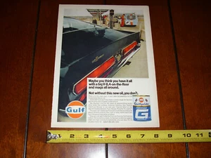 1967 SHELBY GULF OIL ORIGINAL AD - Picture 1 of 4