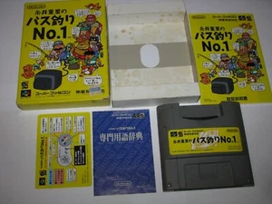 Itoi Shigesato no Bass Tsuri No. 1 Super Famicom Japan import Box CIB US Seller - Picture 1 of 12