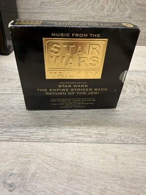 “STAR WARS” TRILOGY 3 CD BOX SET EXCELLENT Soundtrack - Imagem 1 de 4
