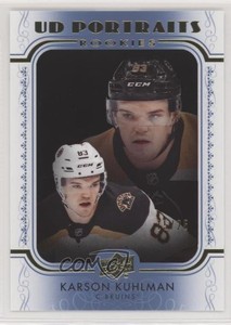 2019 Upper Deck UD Portraits Rookies Platinum Blue /25 Karson Kuhlman Rookie RC