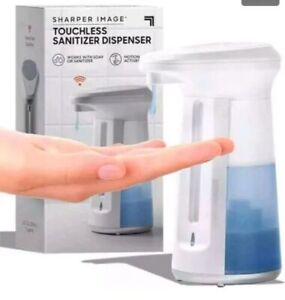 SHARPER IMAGE Touchless Hands Free Soap & Liquid Sanitizer Dispenser FREE SHIP