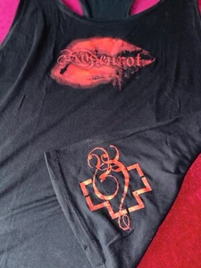 RAMMSTEIN ROSENROT   TANK TOP GR: L RARITÄT GIRLIE SAMMLERSTÜCK GOTHIC ROCK - Bild 1 von 5