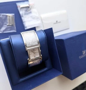 Swarovski Crystalline Ladies Silver Bangle Watch RRP: £249 UK Seller - Picture 1 of 6