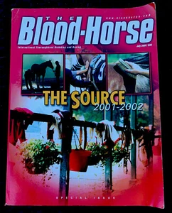BLOOD-HORSE MAGAZINE THE SOURCE 2001-2002 INDUSTRY DIRECTORY ❤️ - Picture 1 of 3