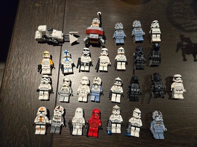LEGO Star Wars Minifigure Lot (27)  - Clone Trooper, Imperial, Stormtrooper - Image 1 of 4