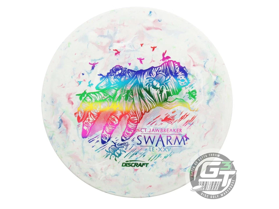 NEW Discraft [LEDGESTONE] Jawbreaker CT Swarm 177+g Lt. Gray Midrange Golf Disc - Image 1 of 1