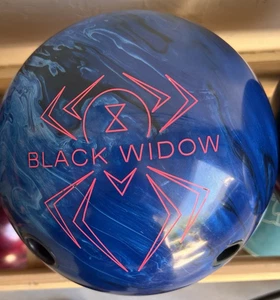 Hammer Black Widow Mania Used Bowling Ball, 14 lb 13 oz - Picture 1 of 3