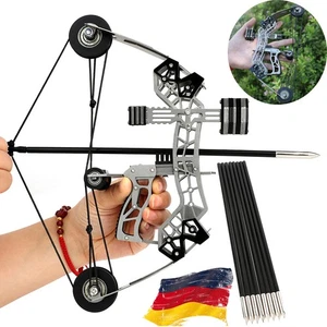 10" Mini CompoundBogen Pfeil Set Bogenschießen 12lb Geschenk Spiele Zielschießen - Bild 1 von 12