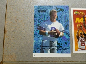 Troy Aikman Dallas Cowboys QB Classic Bleachers Oversize Proof Error 1/2 Gloss - Picture 1 of 4