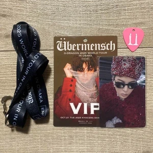 G-Dragon 2025 WORLD TOUR Ubermensch IN OSAKA  ENCORE VIP benefits - Picture 1 of 1
