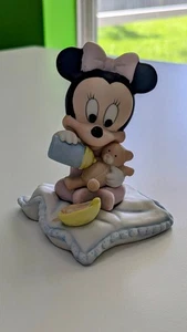 GOEBEL DISNEY Babies “Minnie Feeding Teddy Bear” Figurine - Picture 1 of 2