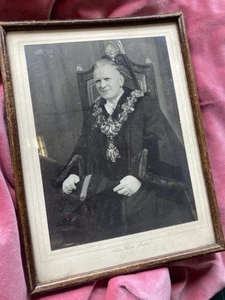 Original Photo Of William Beckett Mayor Of Preston 1946 By Arthur Winter Preston - Picture 1 of 8