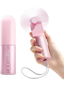 Multifunctional Handheld Mini Fan with Power Bank Hand Warmer And Flashlight - Picture 1 of 6