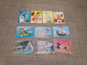 10er Set Taschenkalender 3D Stereo Lentikular Sowjetisch Vintage Überlauf Cartoons. - Bild 1 von 23