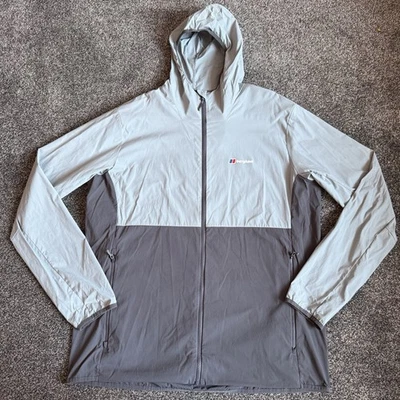Berghaus Theran 2.0 Full Zip Hooded Jacket Grey/​Grey Size Mens 2XL XXL - Image 1 of 4